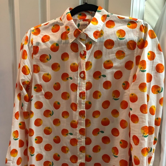 J. Crew Tops - Jcrew “oranges” button-up J. Crew Tops - Jcrew “oranges” button-up